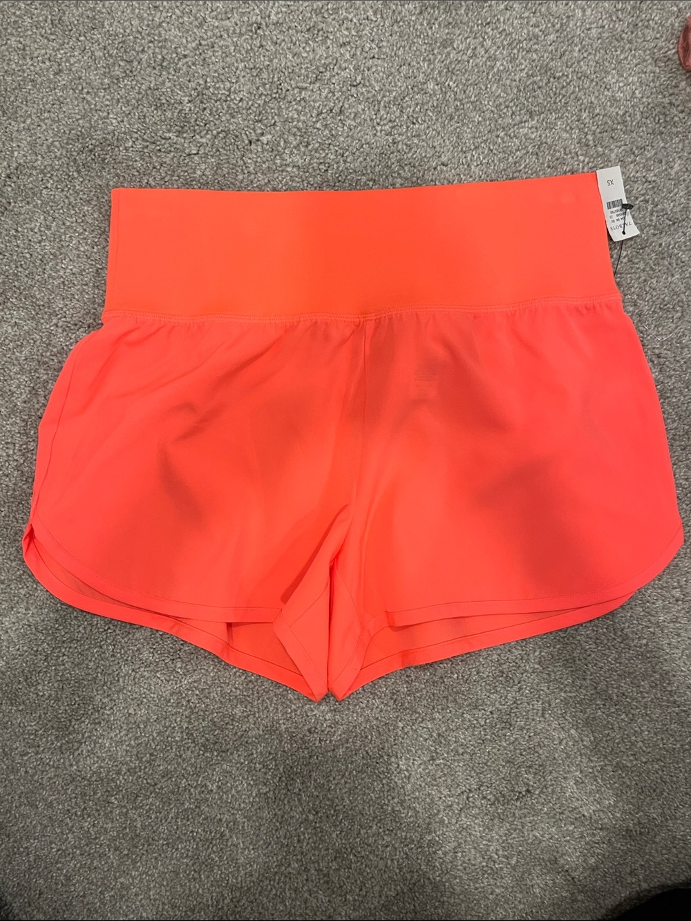 NWT Talbots Women’s High-Waist Neon Coral Active Shorts size xs